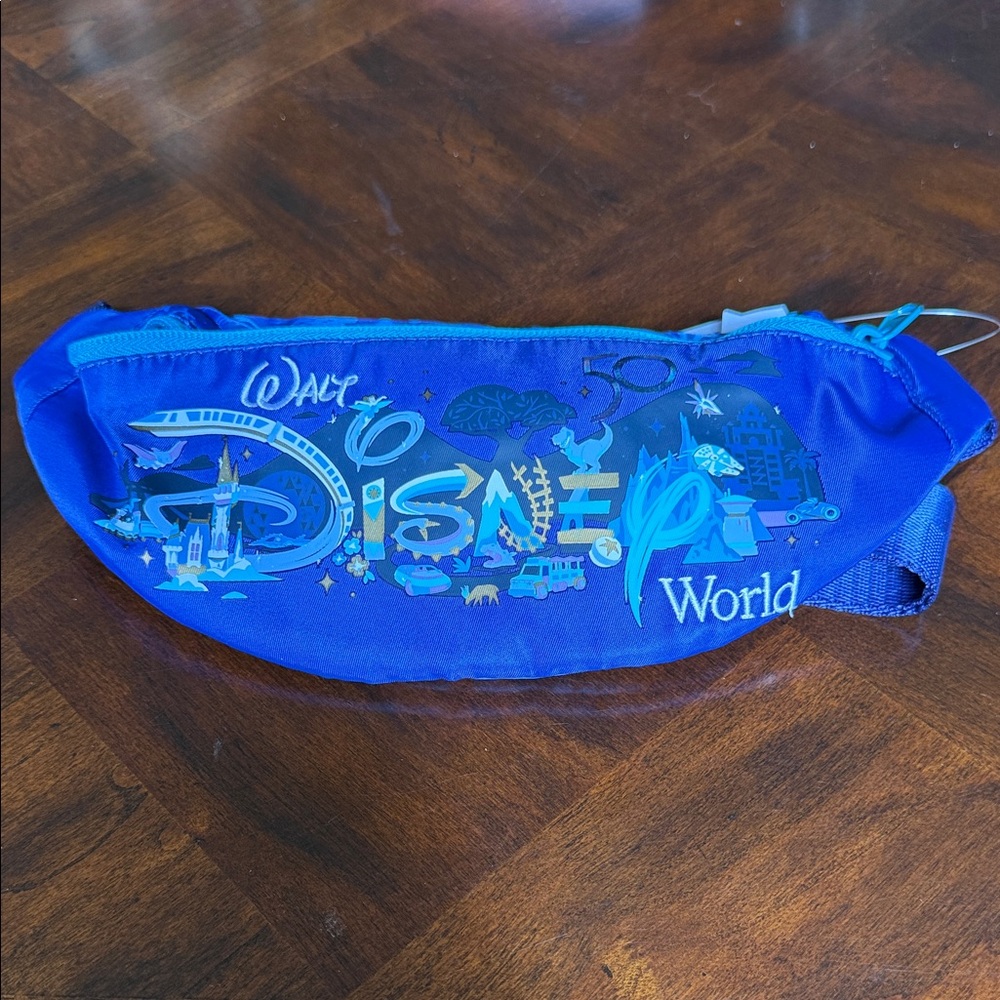 Disney 50th Anniversary Zipper Waist Pouch  (Fanny Pack) NWT